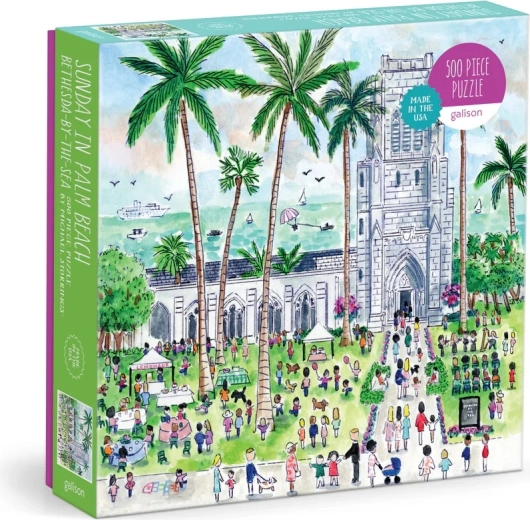 Puzzle Galison Nedeľa v Palm Beach 500 dielikov