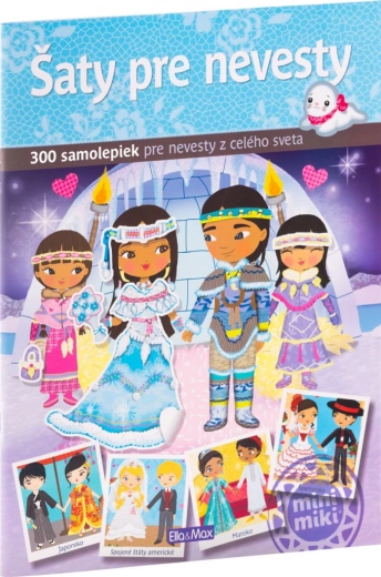 Šaty pre nevesty – kniha samolepiek (slovenská verzia)