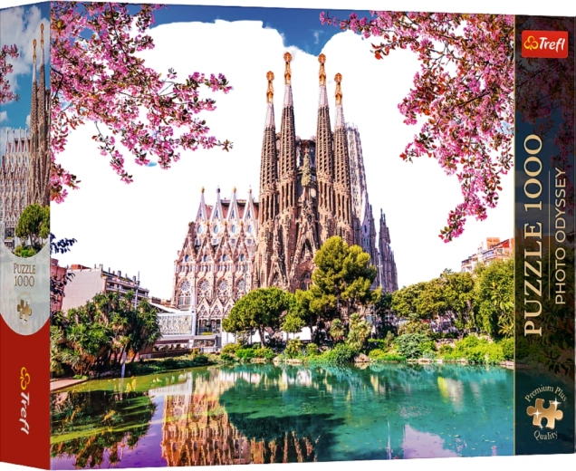 Puzzle 1000 dielikov Photo Odyssey: Sagrada Família, Barcelona – Trefl