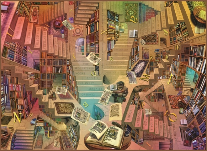 Puzzle Knižnica 1000 dielikov od Anatolian