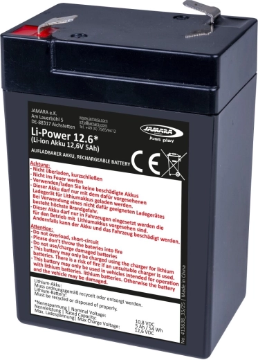 JAMARA lítium-iónová batéria Li-Power 12,6 pre elektrické vozidlá