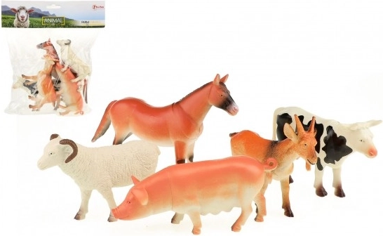 ToiToys Animal World farma – sada 5 hospodárskych zvierat