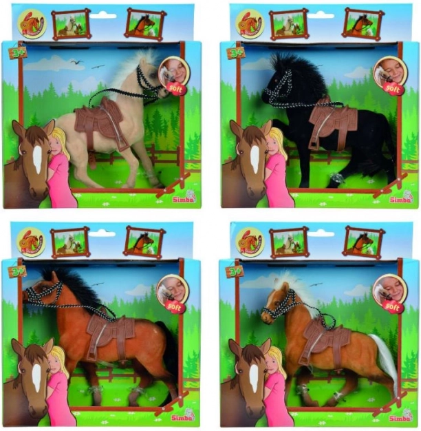 Kôň Champion Beauty 19 cm so sedlom