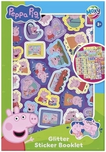 Nálepky Peppa Pig – trblietavé (8 hárkov)