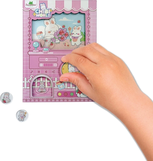 Chibi svet gashapon zápisník králik - 1 kus