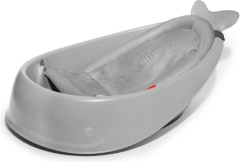 Skip Hop vanička Moby s ergonomickou podložkou, 3 fázy, sivá