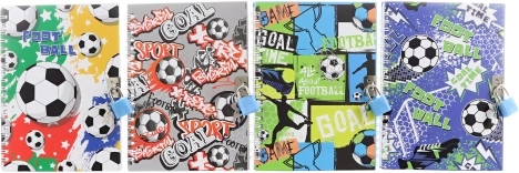 Zápisník so zámkom – futbal