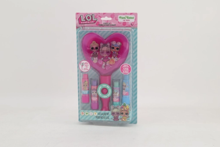 kozmetická sada so svietiacim zrkadielkom lol