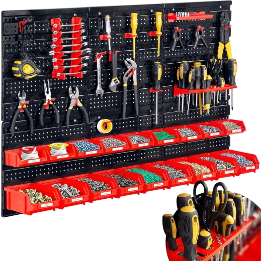 Nástenná dielenská nástenka na náradie 96 × 76 cm HUMBERG