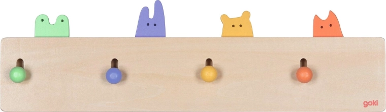Goki nástenný vešiak Kuckulino so zvieratkami