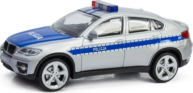 Rastar BMW X6 policajné auto 1:43 - 1 kus