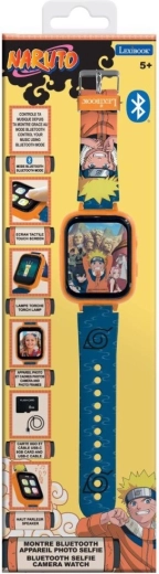 Detské inteligentné hodinky Lexibook Naruto s Bluetooth, kamerou a 8GB kartou