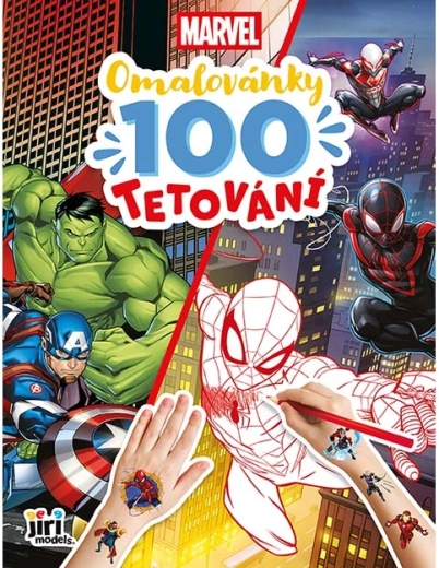 Omaľovánky a 100 tetovaní Marvel