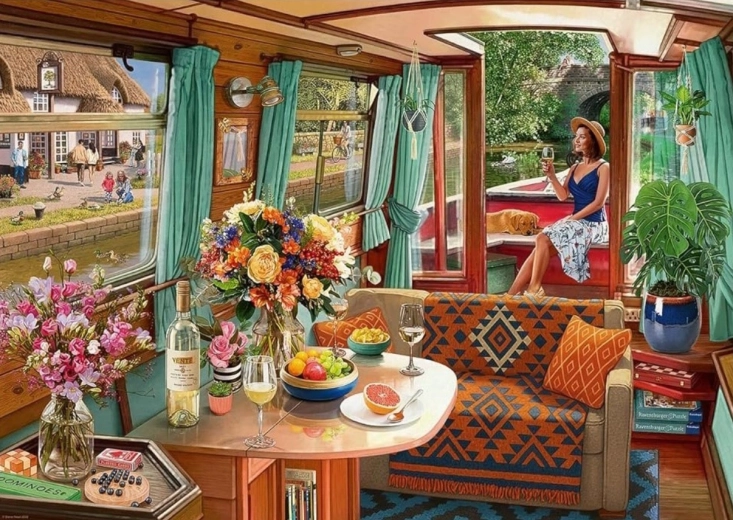 Ravensburger puzzle Okno do sveta fantázie 1000 dielikov