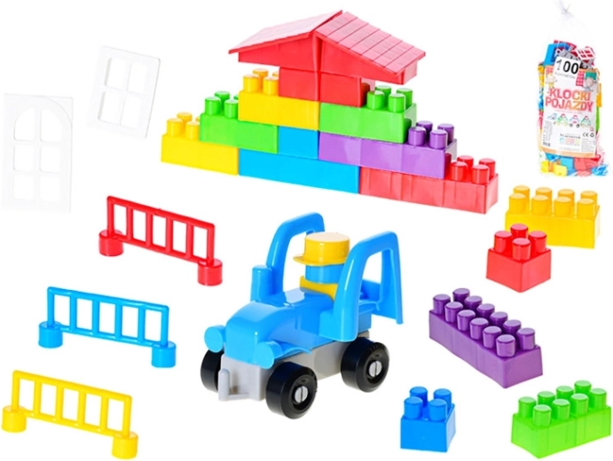 Stavebnica vozidiel 100 dielov