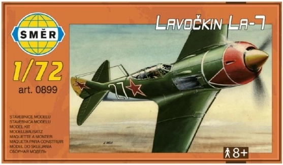 Model lietadla Lavočkin La-7 v mierke 1:72