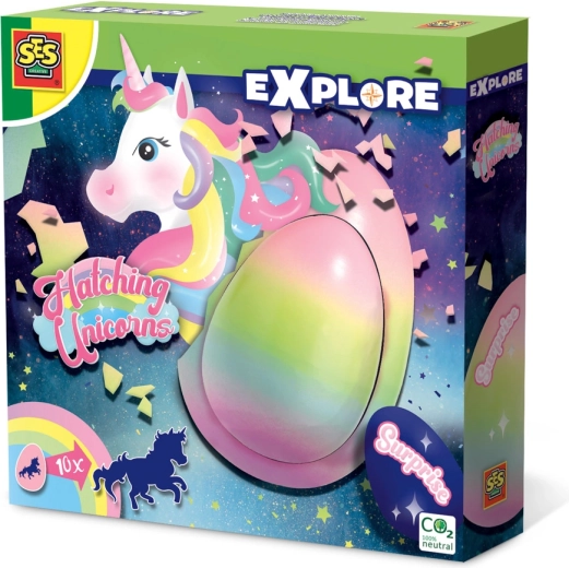 SES Explore rastúci jednorožec vo vajíčku