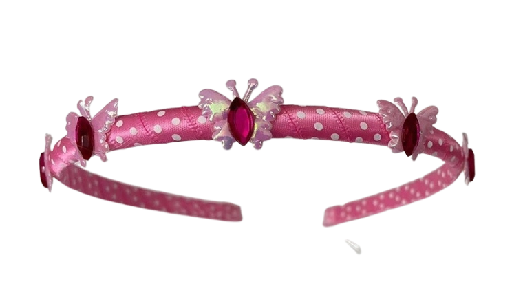 Detská bižutérna čelenka v pestrých farbách