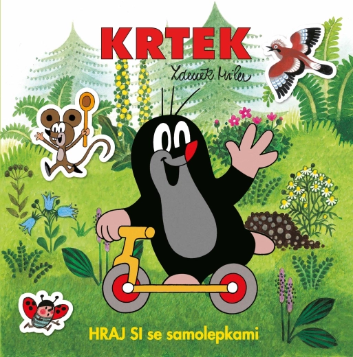 Album s nálepkami Krtko – hraj sa a tvor obrázky
