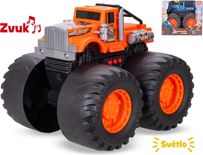 Auto monster truck 28 cm so svetlami a zvukmi