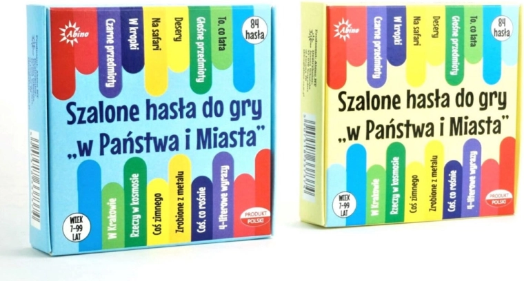 Štáty a mestá – vrecková hra