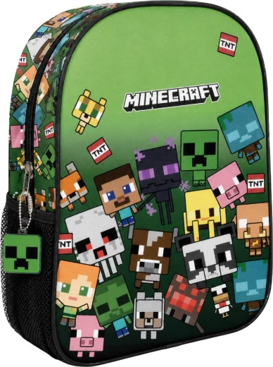 Detský batoh Minecraft zelený 30 cm