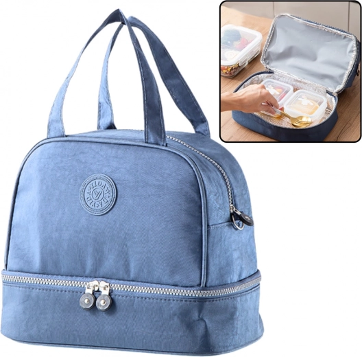 Izolačná termotaška na obedy modrá