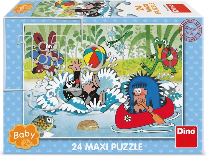 Puzzle DINO Krtko vo vode 24 dielikov maxi