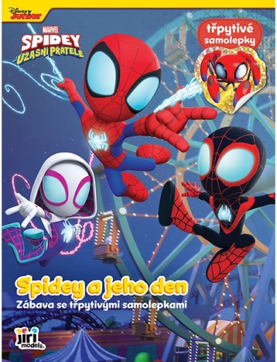 Samolepková knižka Spidey s trblietavými samolepkami
