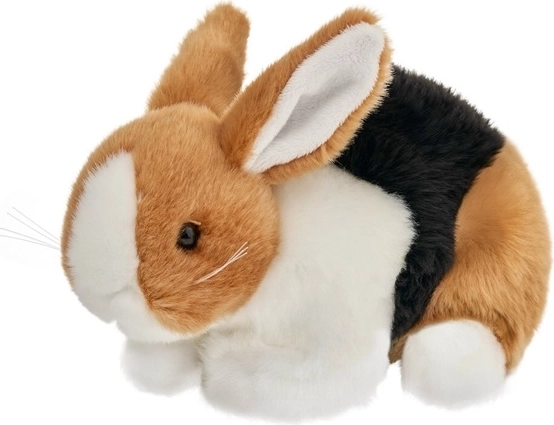 Plyšový králik hnedo-čierny 18 cm