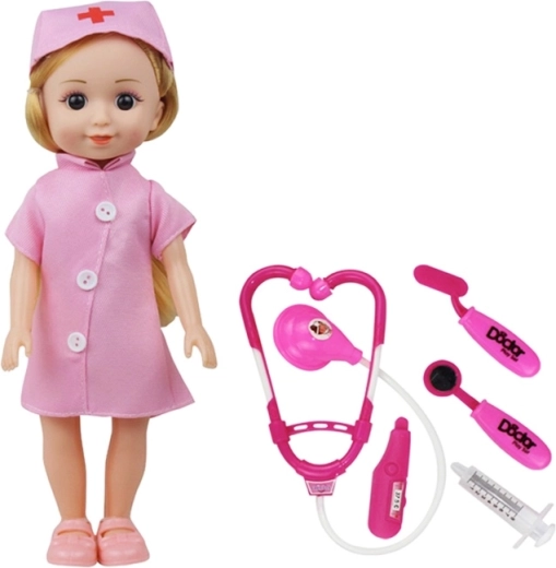 bábika zdravotná sestrička s doplnkami