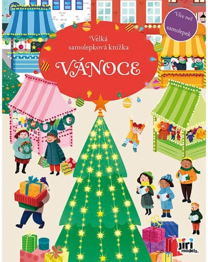 Veľká samolepková knižka Vianoce
