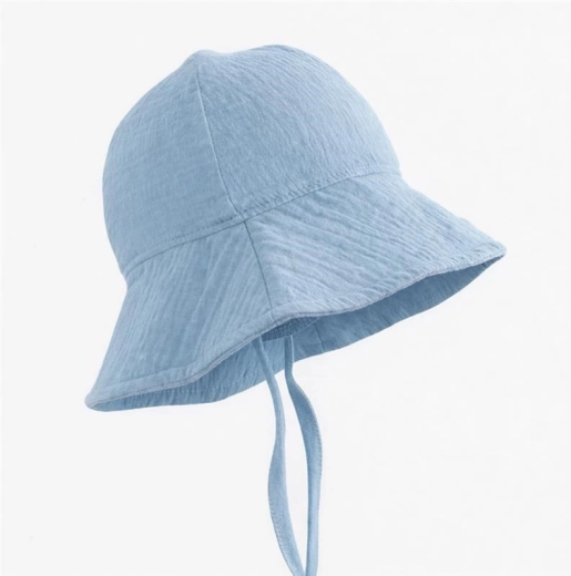 Mušelínový klobúčik pre bábätko New Baby, veľkosť 62 (3–6 mesiacov)