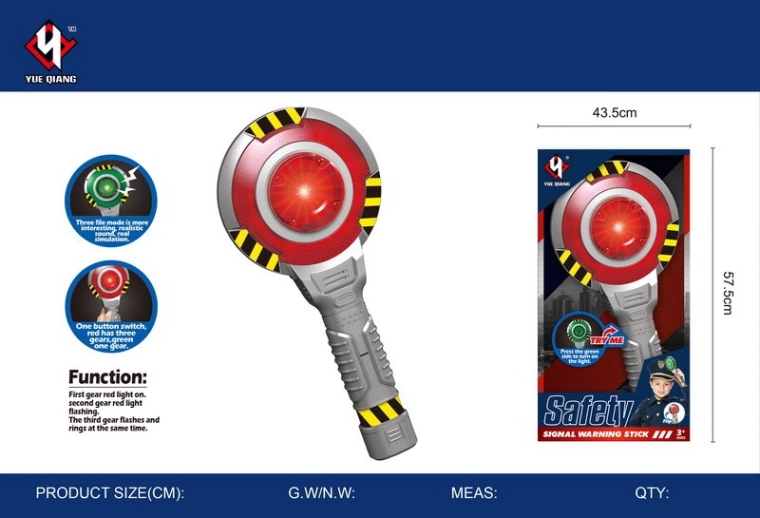 Policajná plácačka so svetelnými efektmi 24 cm