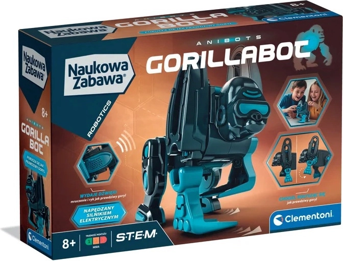 Robotický gorilí model Gorillabot s motorom a zvukom