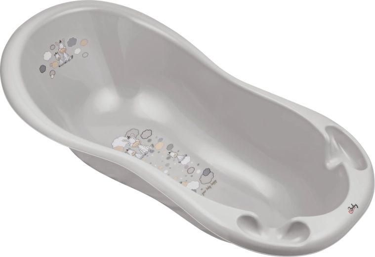 Maltex detská vanička Zebra 100 cm, sivá