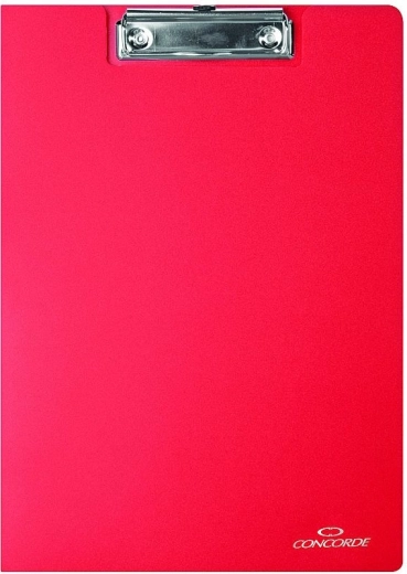 Písacie dosky s klipom A4 červené CONCORDE