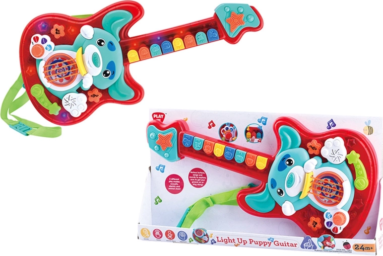 Playgo moja prvá gitara psík