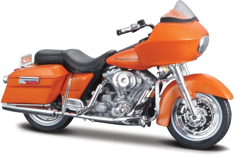 Maisto Harley-Davidson 2002 FLTR Road Glide metalická oranžová 1:18