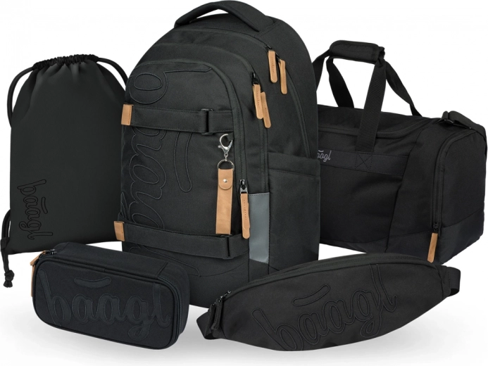 Školský set Baagl Skate Max Darkness