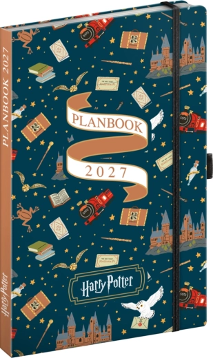 Notique planbook diár a zápisník Harry Potter – Hogwarts Express 2027, 13 × 21 cm