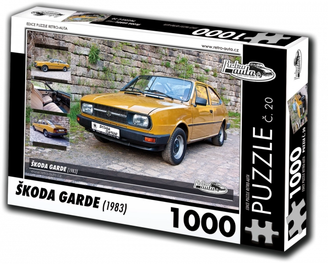 Puzzle RETRO-AUTA Škoda Garde 1000 dielikov