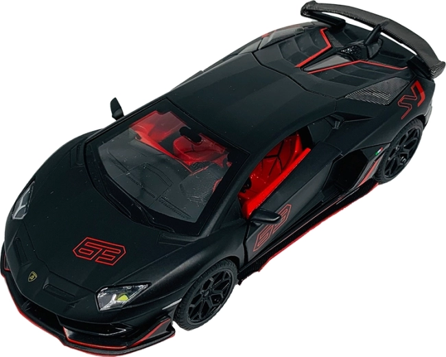 Kovový model Lamborghini Aventador SVJ v mierke 1:32
