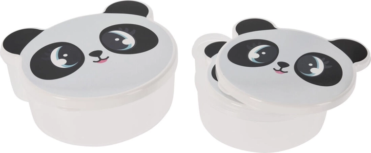 Detské desiatové boxy Zvieratká, sada 4 ks (200–750 ml)