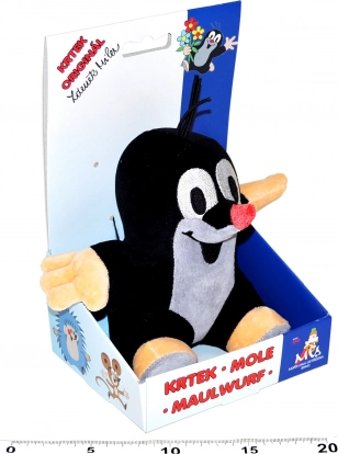 Moravská ústredňa Krtko plyšový sediaci baby 15 cm - 1 kus