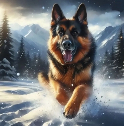 Norimpex diamantové maľovanie ovečka v snehu 30 × 40 cm