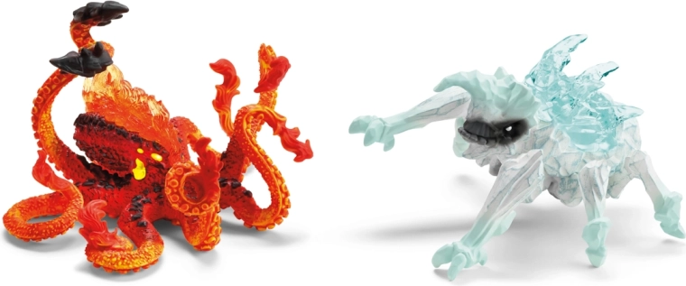 Schleich Eldrador Creatures: ľadový chrobák vs. ohnivý kraken