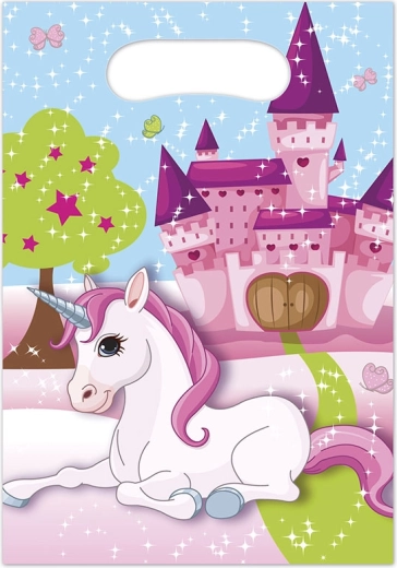 Unicorn party vrecúška na darčeky - 6 ks