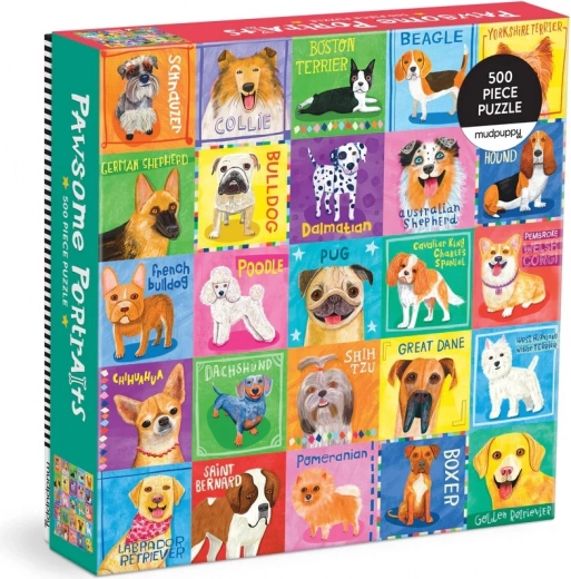 Mudpuppy puzzle Psie portréty 500 dielikov