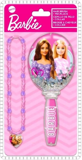 Súprava náhrdelníka a kefy Barbie